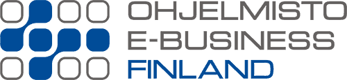 ohjelmisto ja e business logo